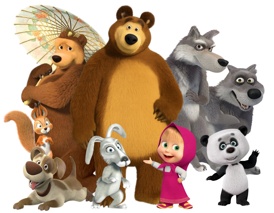 Personajes secundarios 0012 - Masha y el Oso